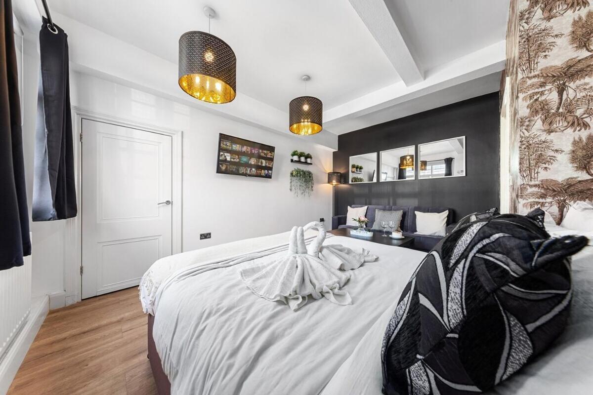 Central London Luxury, Relaxing Apartment! 2 Mins From Paddington Station! 客房 照片