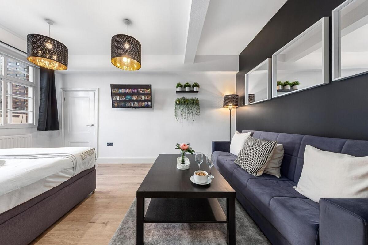 Central London Luxury, Relaxing Apartment! 2 Mins From Paddington Station! 客房 照片