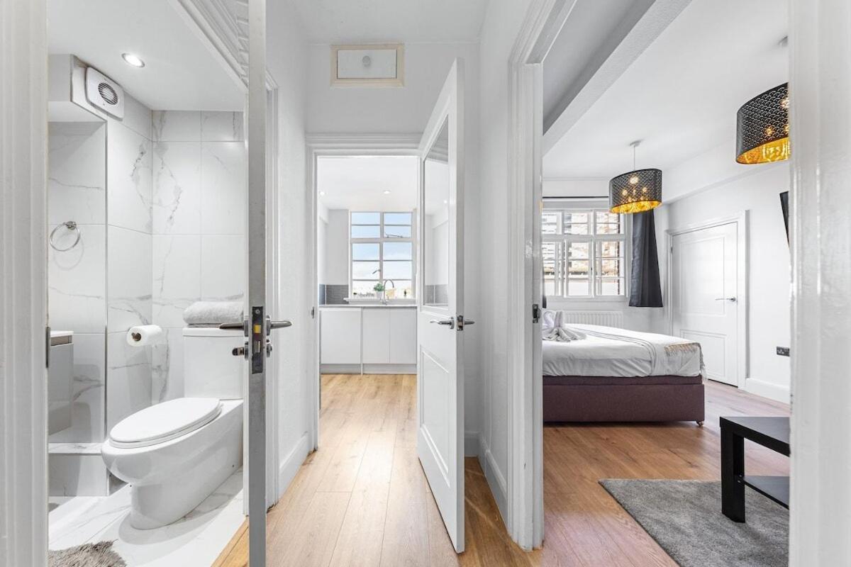 Central London Luxury, Relaxing Apartment! 2 Mins From Paddington Station! 客房 照片