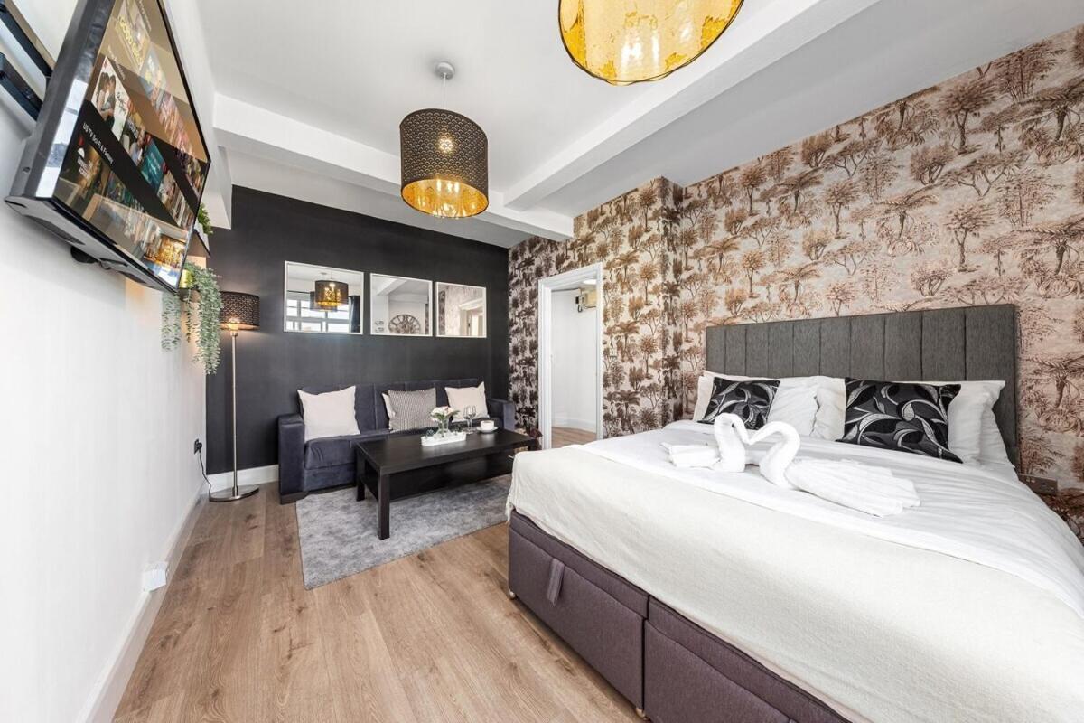 Central London Luxury, Relaxing Apartment! 2 Mins From Paddington Station! 客房 照片